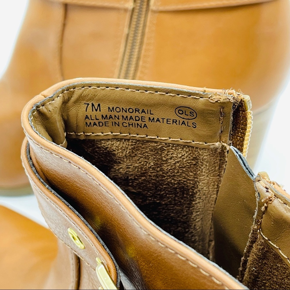A2 By Aerosoles Brown Boone Monorail Boots - Picture 8 of 8
